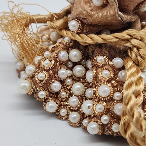 Mark Roberts Ornament Beaded & Metal Tinsel Wizard Hat Christmas Decor - Picture 7 of 8